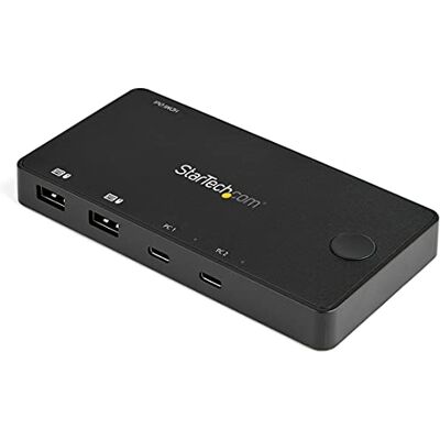 StarTech . com 2-poorts USB-C KVM-switch 4K 60Hz HDMI UHD mini-switch Inclusief Typec C-kabels Zelfaangedreven iPad Pro StarTech . com 2-poorts USB-C KVM-switch 4K 60Hz HDMI UHD mini-switch Inclusief Typec C-kabels Zelfaangedreven iPad Pro