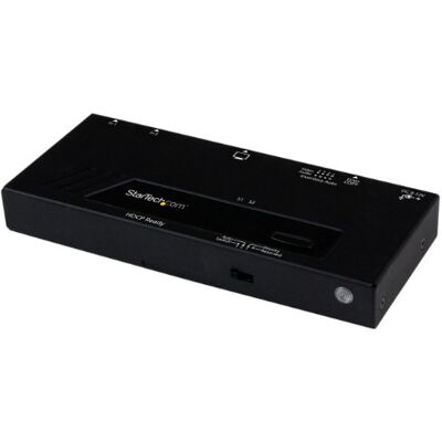 StarTech .com HDMI videoschakelaar met 2 poorten met automatische omschakeling en prioriteit HDMI Switch 1080p (VS221HDQ) StarTech .com HDMI videoschakelaar met 2 poorten met automatische omschakeling en prioriteit HDMI Switch 1080p (VS221HDQ)
