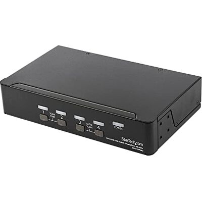 StarTech . com 4-poorts DisplayPort KVM-switch 4K60Hz Single Display 2-poorts UHD DP 1.2 USB KVM-switch met geïntegreerde USB 3.0 hub en audio Dell HP Apple Lenovo TAA conform (SV431DPUA2) StarTech . com 4-poorts DisplayPort KVM-switch 4K60Hz Single Display 2-poorts UHD DP 1.2 USB KVM-switch met geïntegreerde USB 3.0 hub en audio Dell HP Apple Lenovo TAA conform (SV431DPUA2)