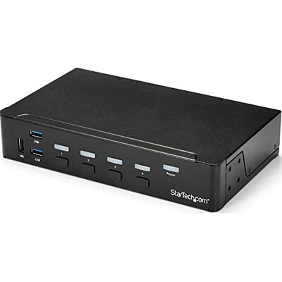 StarTech .com 4-poorts USB HDMI KVM-switch HDMI-toetsenbord en muis met geïntegreerde USB 3.0 hub 1080p (SV431HDU3A2) StarTech .com 4-poorts USB HDMI KVM-switch HDMI-toetsenbord en muis met geïntegreerde USB 3.0 hub 1080p (SV431HDU3A2)