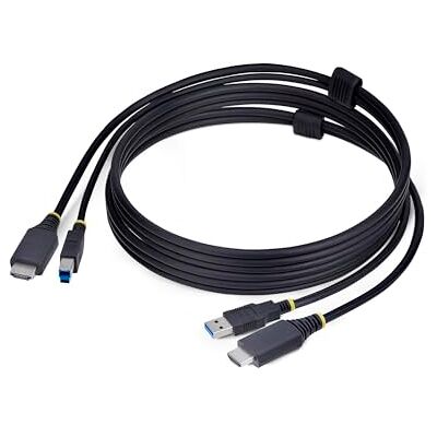StarTech . com 1,8 m 5 Gbit/s HDMI en USB KVM-kabel, 4K 60Hz, HDMI 2.0 en USB-combokabel voor KVM-switch StarTech . com 1,8 m 5 Gbit/s HDMI en USB KVM-kabel, 4K 60Hz, HDMI 2.0 en USB-combokabel voor KVM-switch