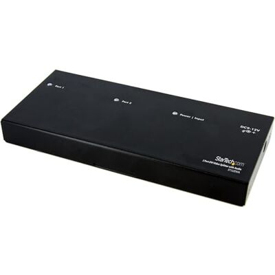StarTech .com Video-splitter met 2 DVI-aansluitingen met audio StarTech .com Video-splitter met 2 DVI-aansluitingen met audio