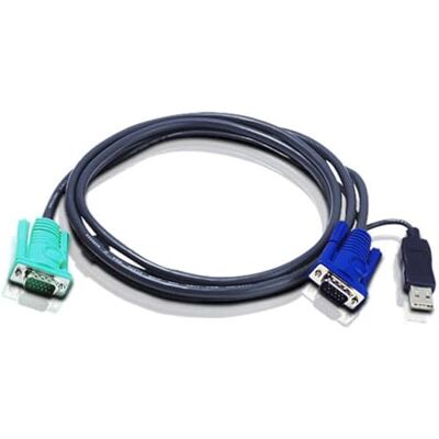 Aten 2L-5203U USB-kabel voor CS1708 / CS1716 / CS1742, 3 m, zwart Aten 2L-5203U USB-kabel voor CS1708 / CS1716 / CS1742, 3 m, zwart