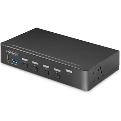 StarTech .com 4-poorts DisplayPort KVM Switch, 4K 60Hz, TAA Compliant StarTech .com 4-poorts DisplayPort KVM Switch, 4K 60Hz, TAA Compliant