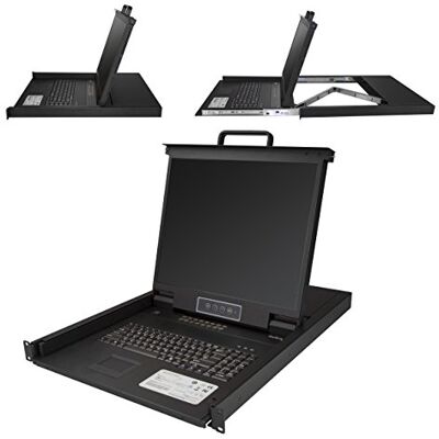 StarTech .com 16-poorts rackgemonteerde KVM-console met 1,8 m kabels Geïntegreerde KVM-switch met 19" LCD-scherm Volledig uitgeruste 1U LCD KVM-lade KVM OSD Duurzaam 50.000 MTBF - StarTech .com 16-poorts rackgemonteerde KVM-console met 1,8 m kabels Geïntegreerde KVM-switch met 19" LCD-scherm Volledig uitgeruste 1U LCD KVM-lade KVM OSD Duurzaam 50.000 MTBF -