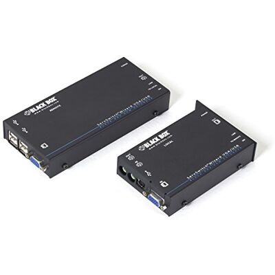 Black Box KVM Extender VGA, USB, audio, dubbele toegang, CATx Black Box KVM Extender VGA, USB, audio, dubbele toegang, CATx