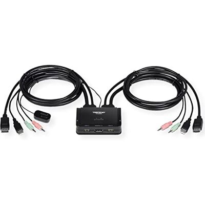 TRENDnet 2-poorts 4K DISPLAYPORT KVM CPNT TRENDnet 2-poorts 4K DISPLAYPORT KVM CPNT