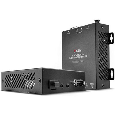 LINDY Extender HDMI 18G & USB op glasvezel, 300 m LINDY Extender HDMI 18G & USB op glasvezel, 300 m