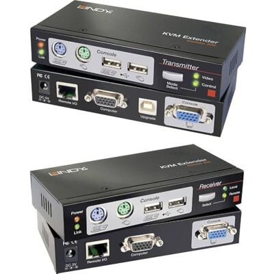 LINDY Kit Extender KVM Cat.5 Combo 300, PS/2, USB & VGA LINDY Kit Extender KVM Cat.5 Combo 300, PS/2, USB & VGA
