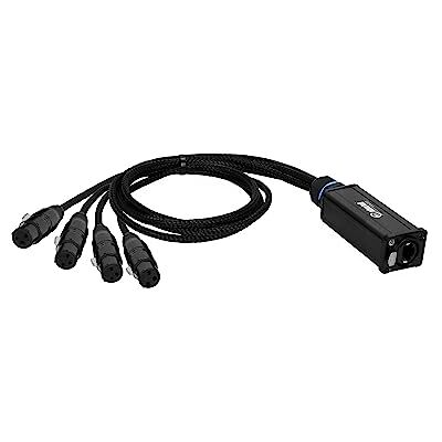Adam Hall 4 Star CATBOX XF3 audio adapter en DMX 3-pins XLR vrouwelijk x Cat.6a Adam Hall 4 Star CATBOX XF3 audio adapter en DMX 3-pins XLR vrouwelijk x Cat.6a