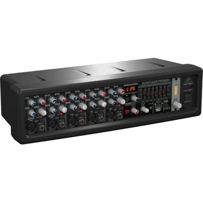 Behringer EUROPOWER PMP550M 500 W 5-kanaals mixer met Klark Teknik Multi-FX processor, FBQ commentaardetectiesysteem en draadloze optie Behringer EUROPOWER PMP550M 500 W 5-kanaals mixer met Klark Teknik Multi-FX processor, FBQ commentaardetectiesysteem en draadloze optie