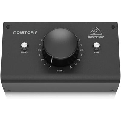 Behringer MONITOR1 Passieve stereo monitor en volumeregelaar Behringer MONITOR1 Passieve stereo monitor en volumeregelaar