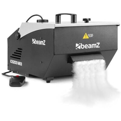 Beamz ICE1200 MKII Vloermistmachine, 1200 W, voor vloermist, rookmachine met afstandsbediening, kabel, rookmachine voor vloer, mist, feest, verjaardag, Halloween en feestjes Beamz ICE1200 MKII Vloermistmachine, 1200 W, voor vloermist, rookmachine met afstandsbediening, kabel, rookmachine voor vloer, mist, feest, verjaardag, Halloween en feestjes