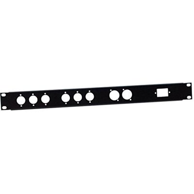 Adam Hall 19" Parts 872212 Universeel paneel voor Rack 19" 1U U-profiel Adam Hall 19" Parts 872212 Universeel paneel voor Rack 19" 1U U-profiel