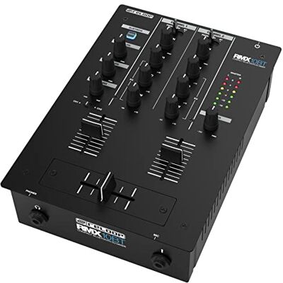 Reloop RMX-10 BT 2-kanaals Bluetooth DJ-mixer in compacte vorm, kanalen met 3-bands equalizer en versterkingsregeling, led-mastersignaalbediening, robuuste metalen structuur Reloop RMX-10 BT 2-kanaals Bluetooth DJ-mixer in compacte vorm, kanalen met 3-bands equalizer en versterkingsregeling, led-mastersignaalbediening, robuuste metalen structuur