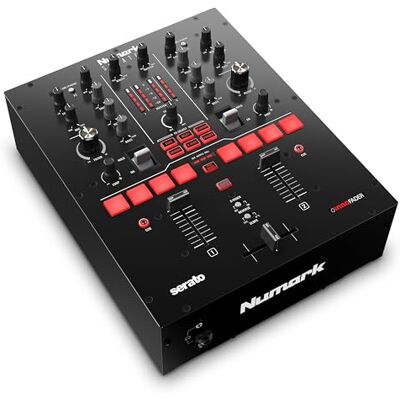 Numark Scratch DJ Scratch 2-kanaals mixer Crossfader Innofader, Serato DJ Pro inbegrepen, DVS-licentie, FX-paletten, 8 Performance Pads, 24-bits audio Numark Scratch DJ Scratch 2-kanaals mixer Crossfader Innofader, Serato DJ Pro inbegrepen, DVS-licentie, FX-paletten, 8 Performance Pads, 24-bits audio