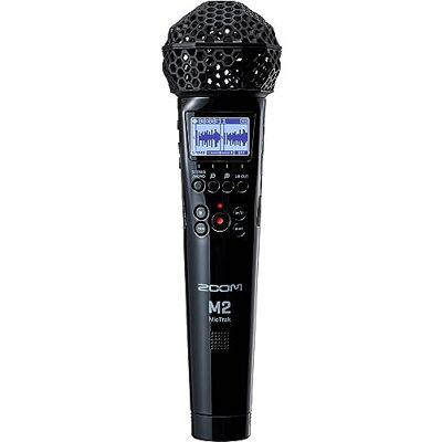 Zoom M2 MicTrak Draagbare stereo audio-recorder met 32-bits float-technologie voor podcasts, muziek, interviews, zwart Zoom M2 MicTrak Draagbare stereo audio-recorder met 32-bits float-technologie voor podcasts, muziek, interviews, zwart