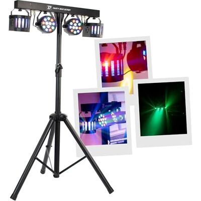 BoomToneDJ Party Bar Derby – – de onmisbare effectprojector voor je privéfeesten, bars, mobiele dj, veel automatische programma's, statieven inbegrepen. BoomToneDJ Party Bar Derby – – de onmisbare effectprojector voor je privéfeesten, bars, mobiele dj, veel automatische programma's, statieven inbegrepen.