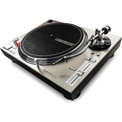 Reloop RP-7000 MK2 zilver, professionele DJ-draaitafel met directe aandrijving Upper Torque Quartz, geluidsarmbasis, S-toonarm, hoge resolutie pitch sectie met digitale fader zilver Reloop RP-7000 MK2 zilver, professionele DJ-draaitafel met directe aandrijving Upper Torque Quartz, geluidsarmbasis, S-toonarm, hoge resolutie pitch sectie met digitale fader zilver