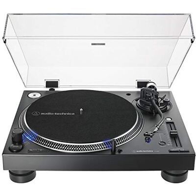 Audio Technica AT-LP140XP-BK Direct-Drive Professional Fully Manual DJ Turntable (zwart) Audio Technica AT-LP140XP-BK Direct-Drive Professional Fully Manual DJ Turntable (zwart)