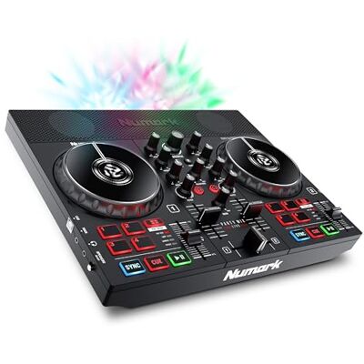 Numark Party Mix Live DJ Controller / DJ Set met DJ Verlichting, DJ Luidsprekers en DJ Mixer voor Serato DJ Lite en Algoriddim djay Pro AI Numark Party Mix Live DJ Controller / DJ Set met DJ Verlichting, DJ Luidsprekers en DJ Mixer voor Serato DJ Lite en Algoriddim djay Pro AI