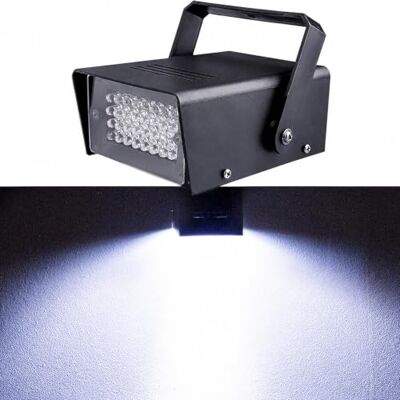 wecan 32 leds mini-stroboscoop, DJ-licht, voor avond, stroboscoop, led, avond, flits, discolampen voor kamer wecan 32 leds mini-stroboscoop, DJ-licht, voor avond, stroboscoop, led, avond, flits, discolampen voor kamer