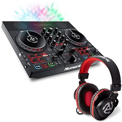 Numark Party Mix Live Pack DJ-controller met hoofdtelefoon voor live muziek, DJ-sets, evenementen, muziekproductie Numark Party Mix Live Pack DJ-controller met hoofdtelefoon voor live muziek, DJ-sets, evenementen, muziekproductie