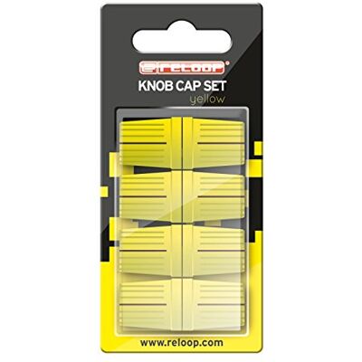Reloop Knob Cap Set Geel 8 Knob Caps, rubberen coating voor betere grip, compatibel met vele mixers en DJ-controllers, geel Reloop Knob Cap Set Geel 8 Knob Caps, rubberen coating voor betere grip, compatibel met vele mixers en DJ-controllers, geel