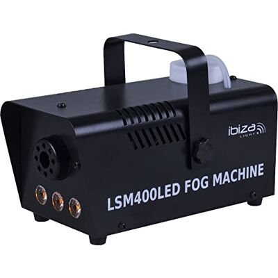 Ibiza LSM400LED-BK 400W rookmachine met geïntegreerde leds en afstandsbediening zwart Ibiza LSM400LED-BK 400W rookmachine met geïntegreerde leds en afstandsbediening zwart