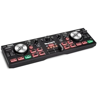 Numark DJ2GO2 Touch – draagbare DJ-controller met 2 decks met geïntegreerde DJ-mixer en geluidskaart en touch-DJ-draaitafels, geleverd met Serato DJ Lite Portable, 2 Decks, Mixeur DJ, Roues Tactiles Capacitives, Interface Audio Integree et Serato Lite, Numark DJ2GO2 Touch – draagbare DJ-controller met 2 decks met geïntegreerde DJ-mixer en geluidskaart en touch-DJ-draaitafels, geleverd met Serato DJ Lite Portable, 2 Decks, Mixeur DJ, Roues Tactiles Capacitives, Interface Audio Integree et Serato Lite,