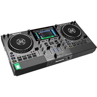 Numark Mixstream Pro Go Draagbare DJ-controller Vrijstaand Vrijstaande DJ-mixer op batterijen met stemscheiding, wifi, geïntegreerde luidsprekers en 7 inch touchscreen Numark Mixstream Pro Go Draagbare DJ-controller Vrijstaand Vrijstaande DJ-mixer op batterijen met stemscheiding, wifi, geïntegreerde luidsprekers en 7 inch touchscreen