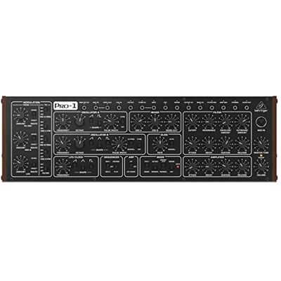 Behringer Pro-1 Analoge Synthesizer met 2 Vco, 3 gelijktijdige golfvormen, 4-polige Vcf, uitbreidbare modulatiematrix, 16 polyfonie stemmen in polychain en Eurorack-formaat Behringer Pro-1 Analoge Synthesizer met 2 Vco, 3 gelijktijdige golfvormen, 4-polige Vcf, uitbreidbare modulatiematrix, 16 polyfonie stemmen in polychain en Eurorack-formaat