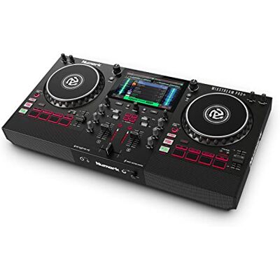 Numark Mixstream Pro+ Vrijstaand DJ-controller Vrijstaande DJ-mixer met stemscheiding, wifi, geïntegreerde luidsprekers en 7 inch touchscreen Numark Mixstream Pro+ Vrijstaand DJ-controller Vrijstaande DJ-mixer met stemscheiding, wifi, geïntegreerde luidsprekers en 7 inch touchscreen