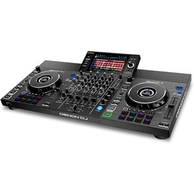 Denon SC LIVE 4 DJ-controller Vrijstaand Zwart Controller met 4 decks met scheiding van stems, wifi, bluetooth, geïntegreerde luidsprekers, serato DJ, virtuele DJ Denon SC LIVE 4 DJ-controller Vrijstaand Zwart Controller met 4 decks met scheiding van stems, wifi, bluetooth, geïntegreerde luidsprekers, serato DJ, virtuele DJ