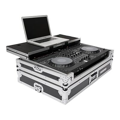 MAGMA DJ Controller Workstation DDJ-GRV6, zilver chroom, werkstation controller MAGMA DJ Controller Workstation DDJ-GRV6, zilver chroom, werkstation controller