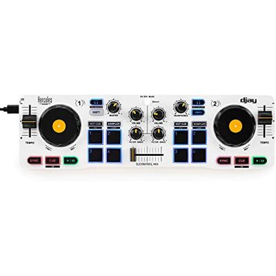 Hercules DJControl Mix – Bluetooth Wireless DJ Controller voor Smartphones – 2 Deck Hercules DJControl Mix – Bluetooth Wireless DJ Controller voor Smartphones – 2 Deck