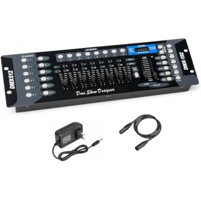jindaaudio DMX Lighting Controller, Live Home DJ Light Controller, DMX 512 Controller voor Stage Light, 192 kanalen DMX Lighting Controller voor familiefeest. jindaaudio DMX Lighting Controller, Live Home DJ Light Controller, DMX 512 Controller voor Stage Light, 192 kanalen DMX Lighting Controller voor familiefeest.