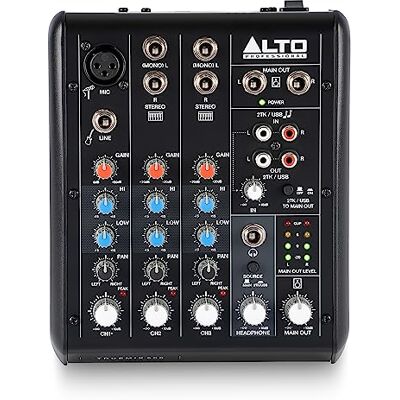 ALTO TrueMix 500 Audio Mixer met USB-interface Micro XLR-ingang voor Podcasting, Streaming en Opname op Mac en Windows ALTO TrueMix 500 Audio Mixer met USB-interface Micro XLR-ingang voor Podcasting, Streaming en Opname op Mac en Windows