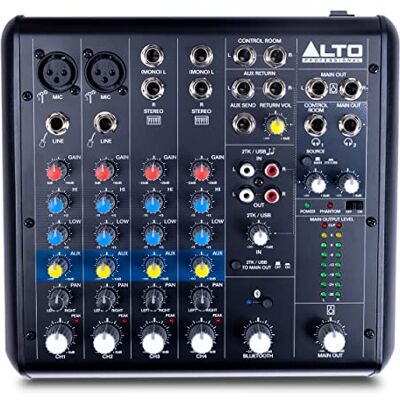 ALTO TrueMix 600 Audio Mixer met Bluetooth 2 Micro XLR-ingangen, USB- en Bluetooth-audio-interface voor podcasts, opname en DJ's ALTO TrueMix 600 Audio Mixer met Bluetooth 2 Micro XLR-ingangen, USB- en Bluetooth-audio-interface voor podcasts, opname en DJ's