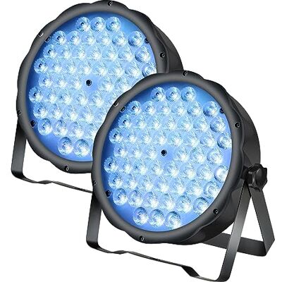 Betopper Nachtlichtspelletjes DJ podiumverlichting 54 x 1,5 W feestlicht led projector DMX RGB 3-in-1 discolicht podiumlamp voor show bar club bruiloft LPC008S (2 stuks) Betopper Nachtlichtspelletjes DJ podiumverlichting 54 x 1,5 W feestlicht led projector DMX RGB 3-in-1 discolicht podiumlamp voor show bar club bruiloft LPC008S (2 stuks)