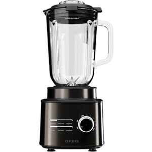 Aiwa Saberu 2500 ATB-2500 Glazen mixer 2500 W, glazen kom 1,5 l, 6 programma's, snelheidsregeling, automatische reiniging, 6 Satoku®-messen, kleur: roestvrij staal Aiwa Saberu 2500 ATB-2500 Glazen mixer 2500 W, glazen kom 1,5 l, 6 programma's, snelheidsregeling, automatische reiniging, 6 Satoku®-messen, kleur: roestvrij staal