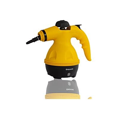 BEHOME Draagbare stoomreiniger, desinfecterend, steriliseert reinigt en ontvet, 9 accessoires voor onderdelen en stoffen, inhoud 350 ml, vermogen 1000 W BEHOME Draagbare stoomreiniger, desinfecterend, steriliseert reinigt en ontvet, 9 accessoires voor onderdelen en stoffen, inhoud 350 ml, vermogen 1000 W