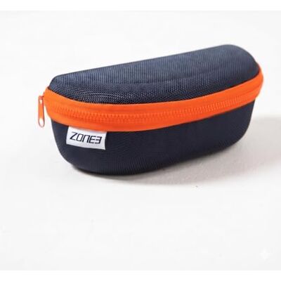 ZONE3 Zwembril holster, marineblauw/oranje, één maat ZONE3 Zwembril holster, marineblauw/oranje, één maat
