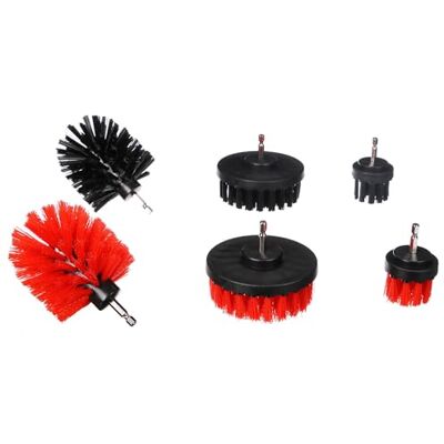 SIXTOL 6 stuks auto-reinigingsborstels voor boormachine, 6 stuks, autoreinigingsborstels, professioneel SIXTOL 6 stuks auto-reinigingsborstels voor boormachine, 6 stuks, autoreinigingsborstels, professioneel