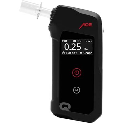 ACE Q blaastest – winnaar van de vergelijking met een nauwkeurigheid van 98,7% (TU Wenen, januari 2026) Breathalyzer gekalibreerd volgens politiestandaarden ACE Q blaastest – winnaar van de vergelijking met een nauwkeurigheid van 98,7% (TU Wenen, januari 2026) Breathalyzer gekalibreerd volgens politiestandaarden