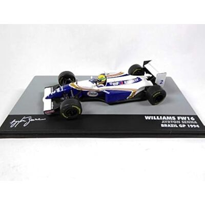 OPO 10 Ayrton Senna Williams miniatuurauto compatibel met Renault FW16#2 Brasilien GP Formule 1-1994 1:43 Altaya (715) OPO 10 Ayrton Senna Williams miniatuurauto compatibel met Renault FW16#2 Brasilien GP Formule 1-1994 1:43 Altaya (715)