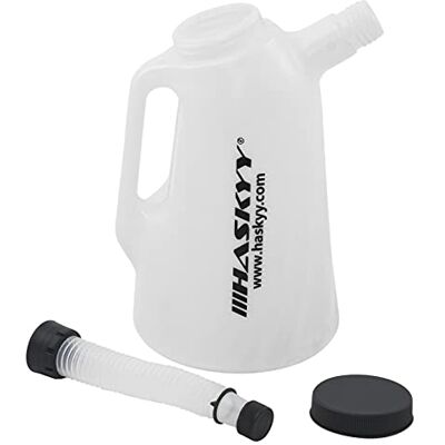 HASKYY Oliekan 1, 2, 3, 4, 5, 6, 8, L, maatbeker, waterkan (4 liter), wit HASKYY Oliekan 1, 2, 3, 4, 5, 6, 8, L, maatbeker, waterkan (4 liter), wit