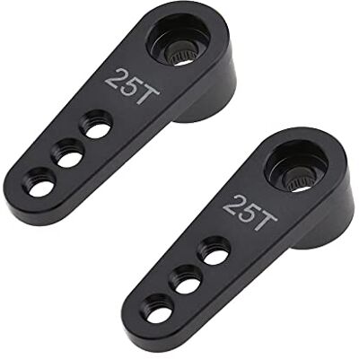 EMSea 2 x RC 25T claxonarm servobesturing voor afstandsbediening 1/8 1/10 modellen auto 28 mm lang 3 gaten M3 schroefdraad 12 mm 16 mm 18 mm EMSea 2 x RC 25T claxonarm servobesturing voor afstandsbediening 1/8 1/10 modellen auto 28 mm lang 3 gaten M3 schroefdraad 12 mm 16 mm 18 mm
