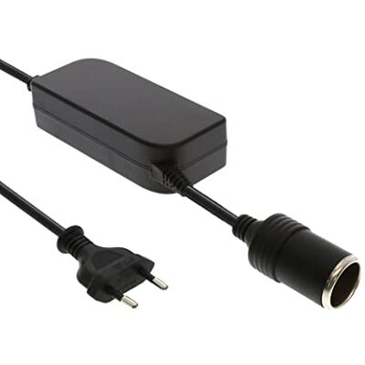 PAXO Voedingsadapter voor auto, 60 W, 5 A, 12 V, spanningsomvormer, gelijkrichter met sigarettenaanstekeraansluiting PAXO Voedingsadapter voor auto, 60 W, 5 A, 12 V, spanningsomvormer, gelijkrichter met sigarettenaanstekeraansluiting