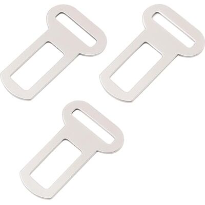 LeGeYo Autogordeladapter, set van 3, dierenbevestigingsclip, compatibel met de meeste auto's/bestelwagens, versterkt metaal, eenvoudige installatie, zilver LeGeYo Autogordeladapter, set van 3, dierenbevestigingsclip, compatibel met de meeste auto's/bestelwagens, versterkt metaal, eenvoudige installatie, zilver